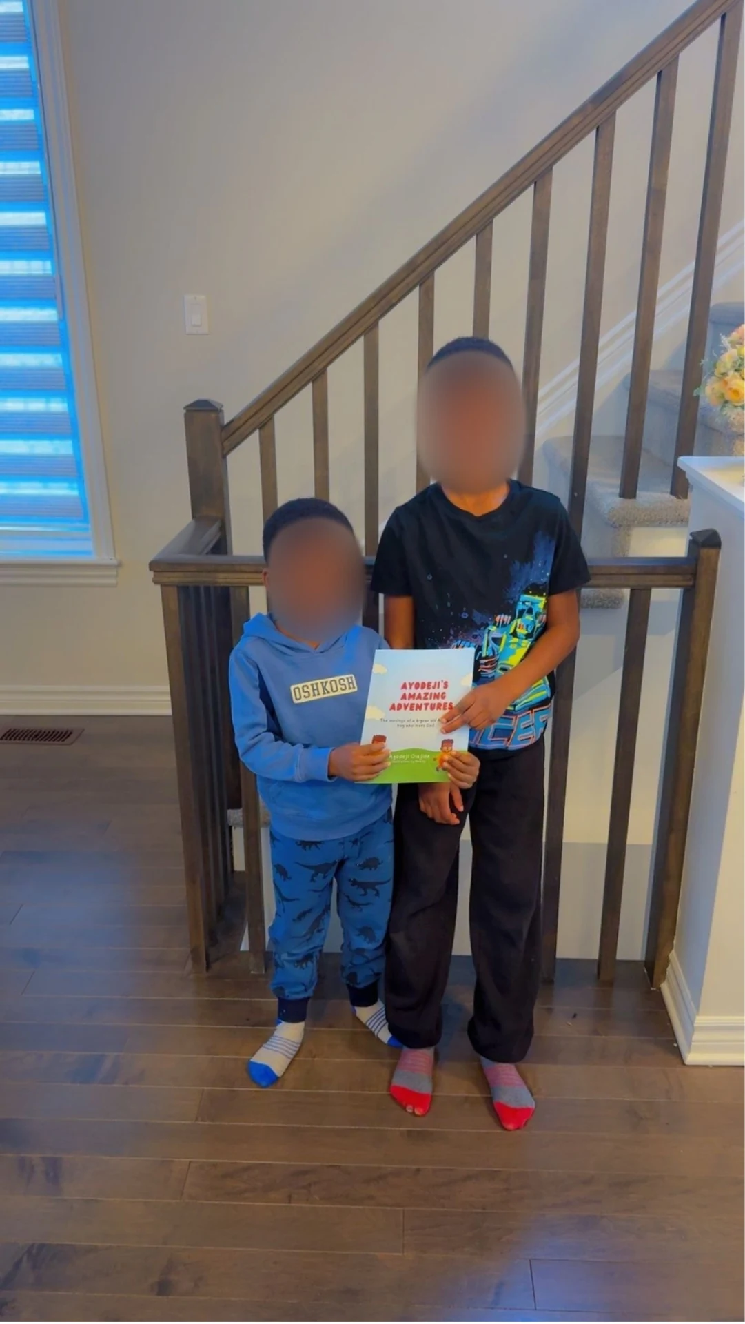 Young readers enjoying Ayodeji’s books