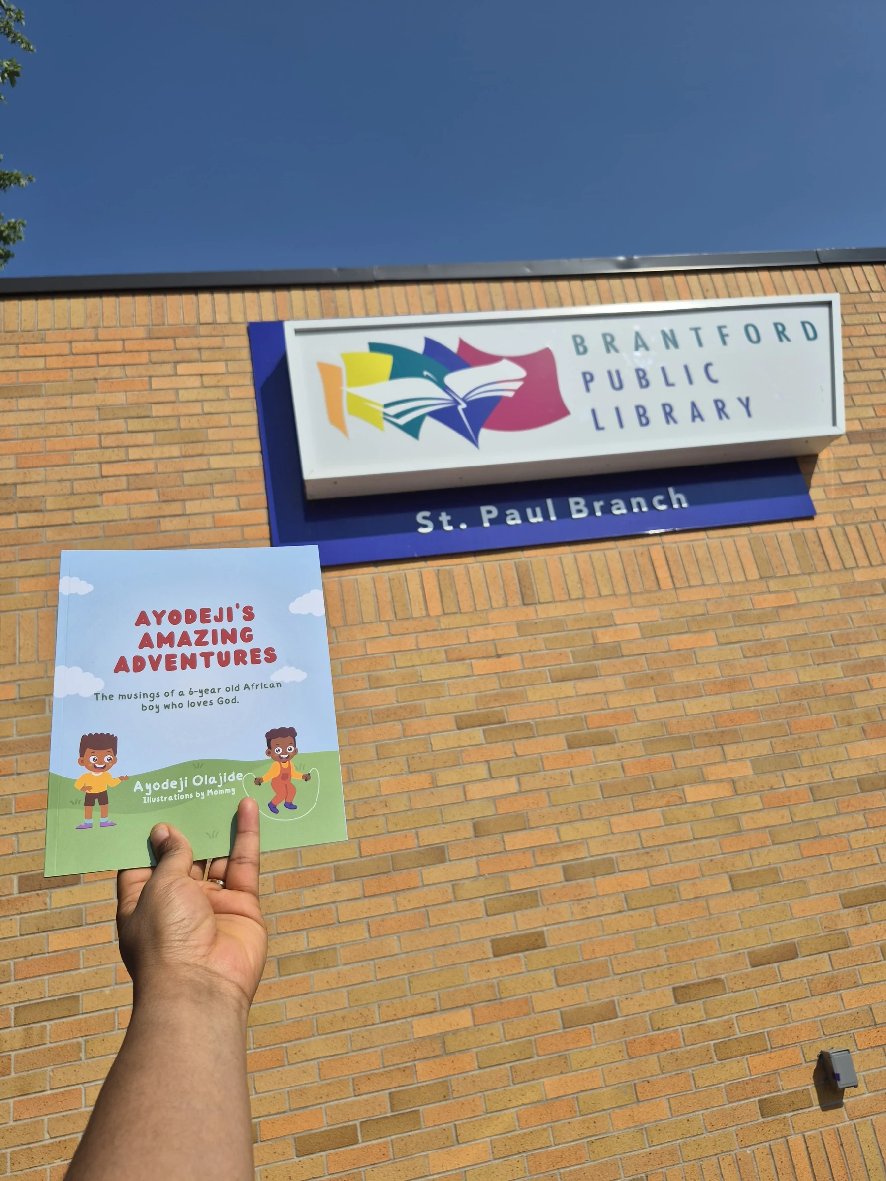 Ayodeji's Amazing Adventures at Brantford Public Library – St. Paul Branch