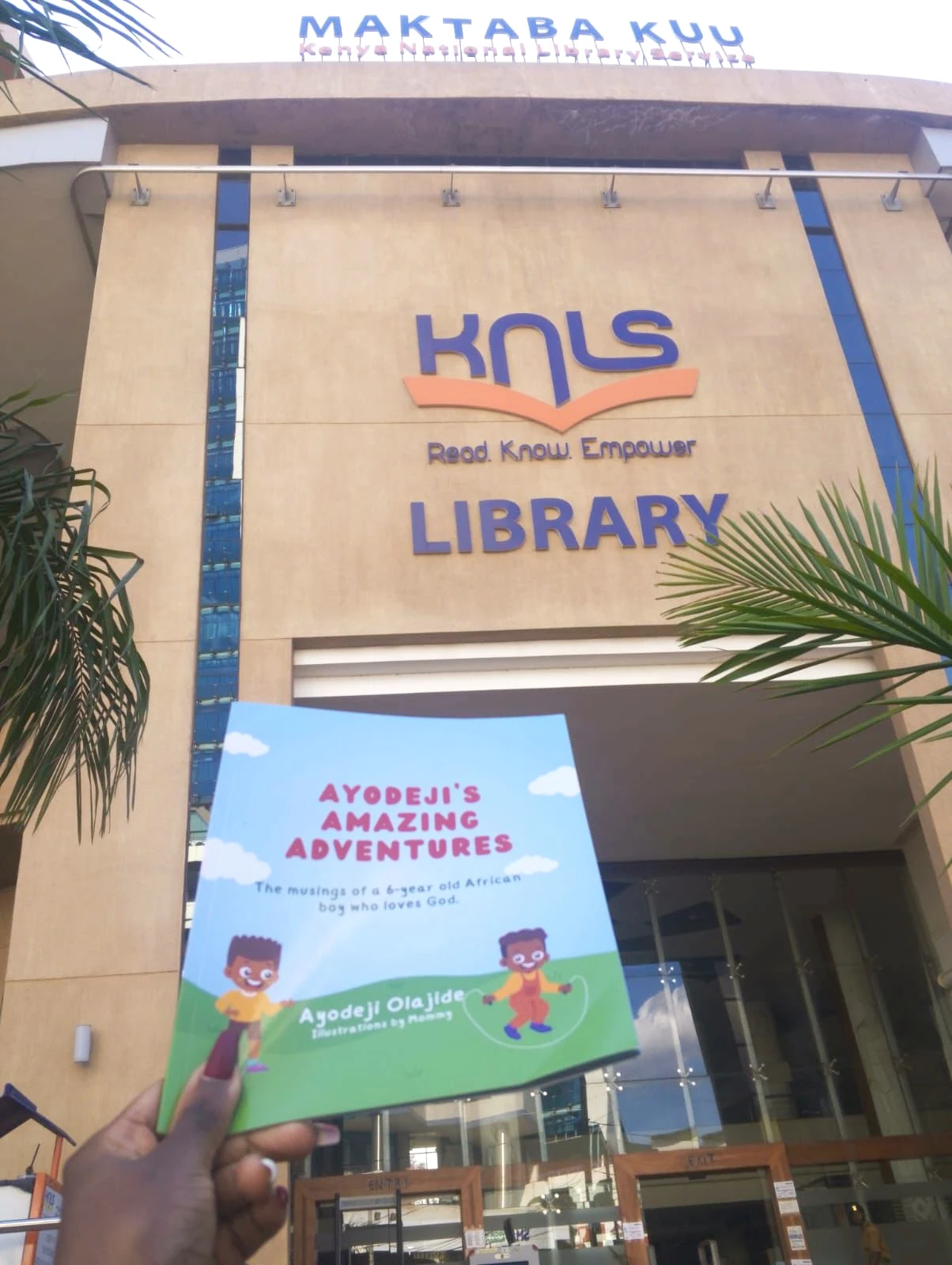 Ayodeji's Amazing Adventures at Kenya National Library, Nairobi