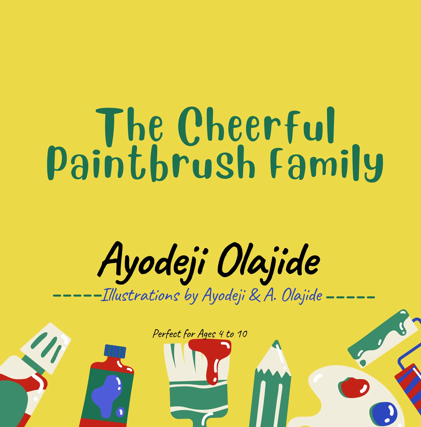 The Cheerful Paintbrush Family book cover
