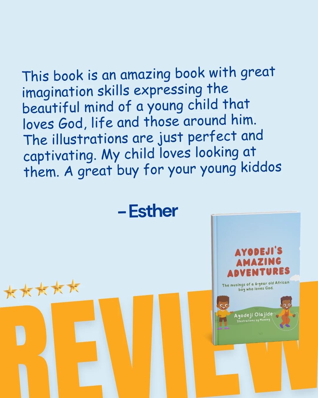 Reader feedback about Ayodeji books